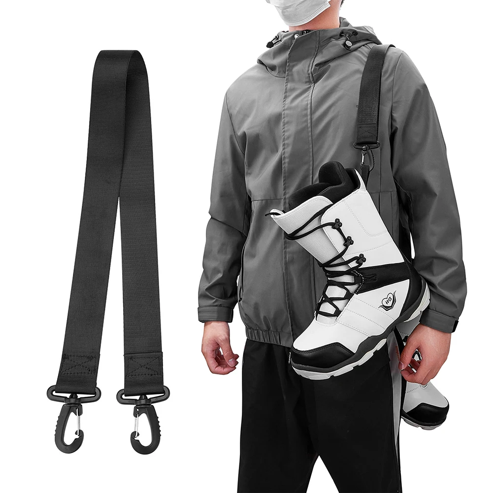 

73 см ремень для переноски ботинок, утолщенный плечевой ремень для сноуборда, портативный фиксатор, защита с крючком для мужчин и женщин, лыжное снаряжение