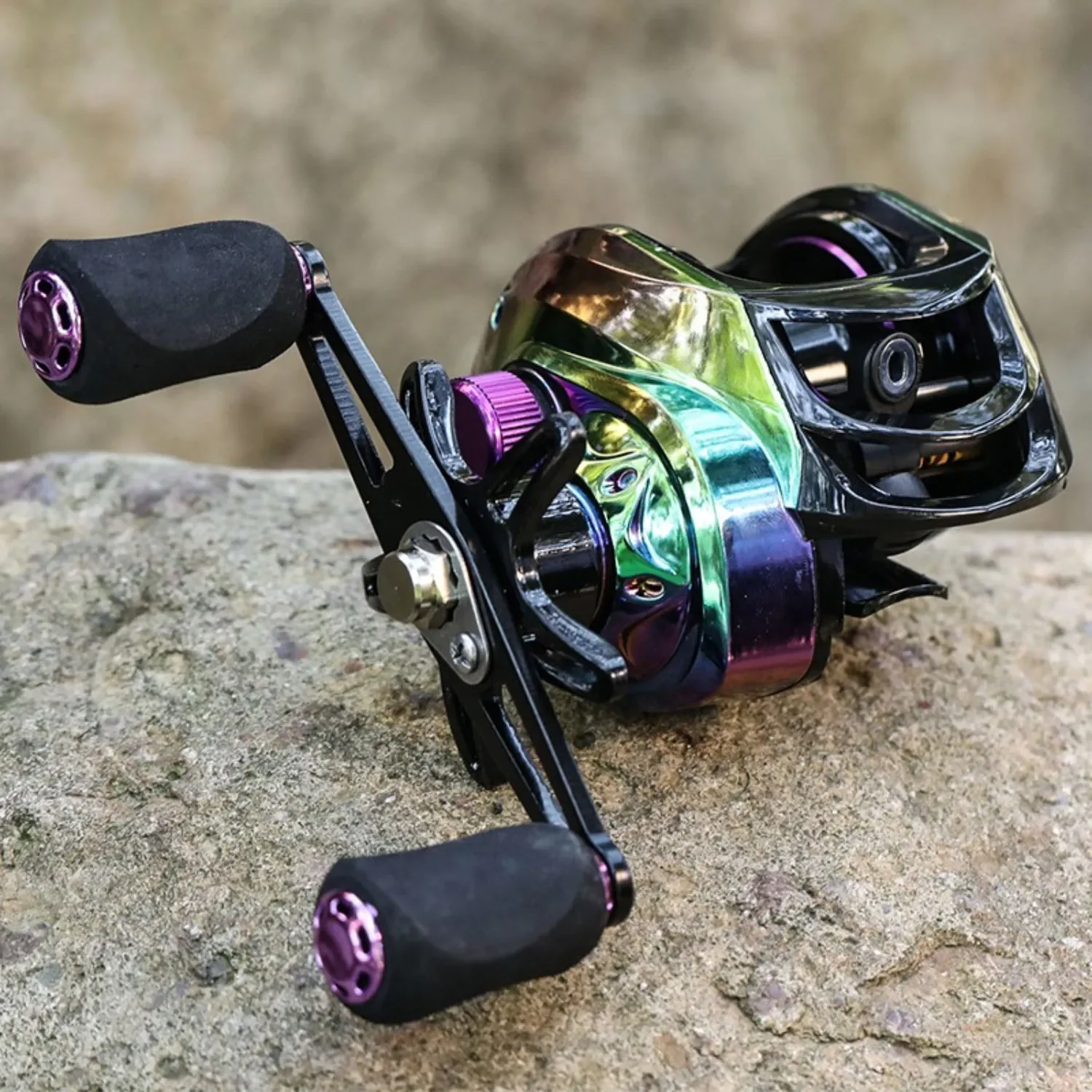 

High Performance Baitcasting Fishing Reel with 7.2:1 Gear Ratio, 18+1BB, Max Drag 8kg - Smooth Brake System for Fresh and Saltwa