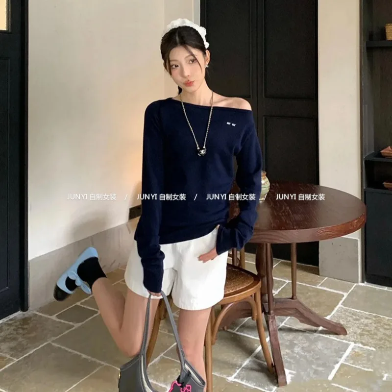 

Pullovers Womens In Winter Sueter Sweater Pullover Jersey Jumper Cardigan Top Shirt Blouse Garment Clothing Attire Apparel Loose