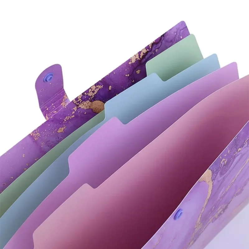 Multi Layered Document File Folder Paintings Collection Book Archives Bag Binder Contract Clamp Waterproof Pocket Folders