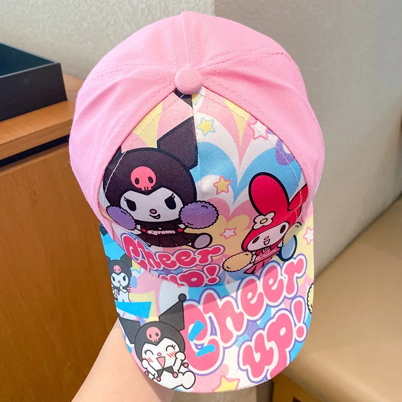 Wysokiej jakości bawełniana czapka z daszkiem marki Sanrio Hello Kitty Snapback dla dziecka Hip Hop Dad Hat Trucker Mesh Hat Dropshipping