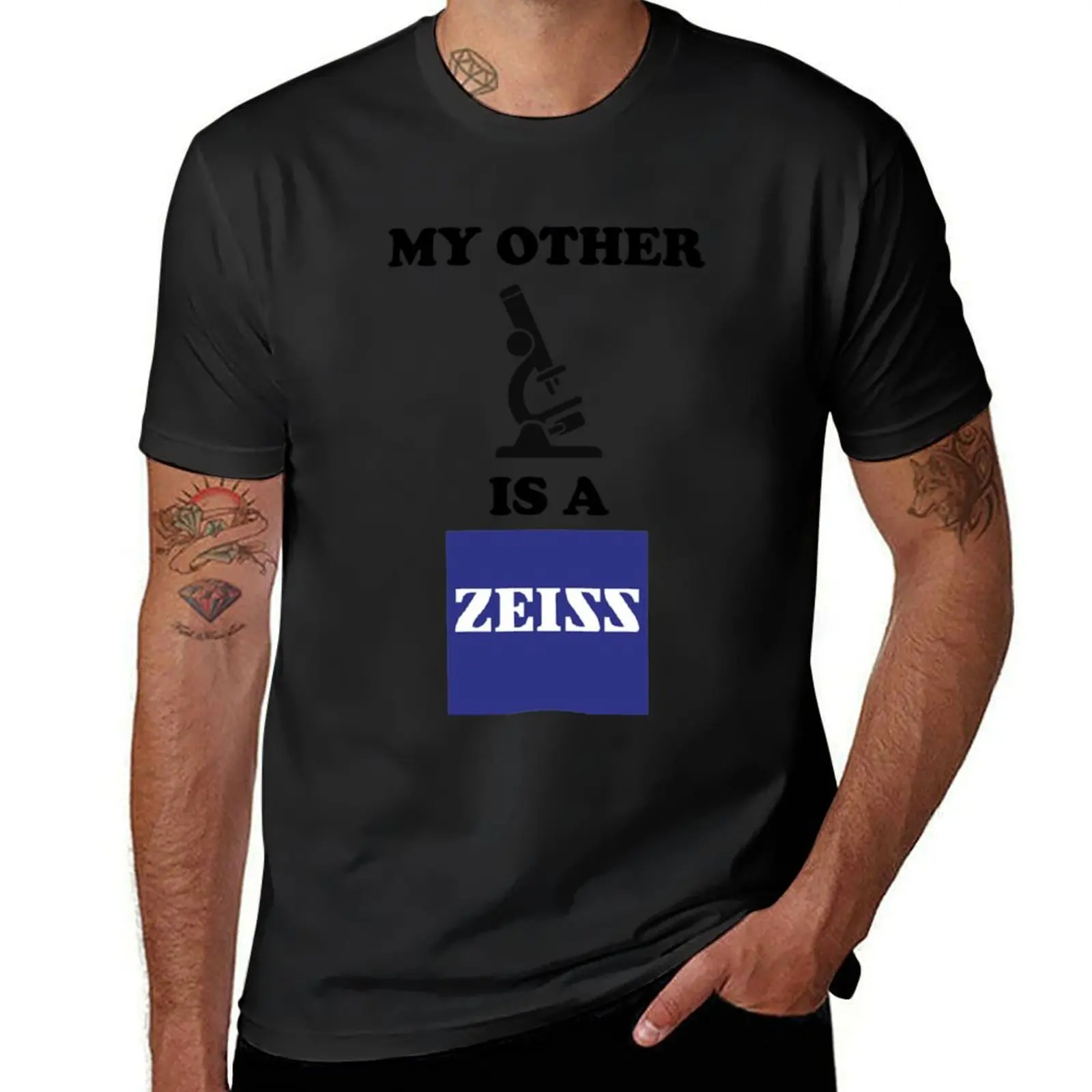 Microscope Nerd T-Shirt summer clothes Short sleeve tee oversizeds workout shirts for men