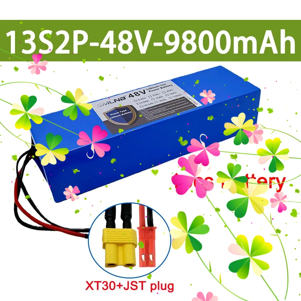 

Suitable for M365 Electric Scooter 13S2P 1000W 48V 9800mAh Li-ion Battery Pack Is with Built-In BMS 18650 Battery