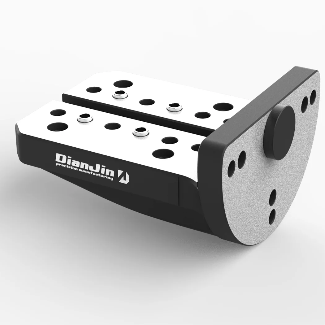 

Four-axis integrated casting unilateral bridge plate can be matched with five-axis zero-point self-centering vice