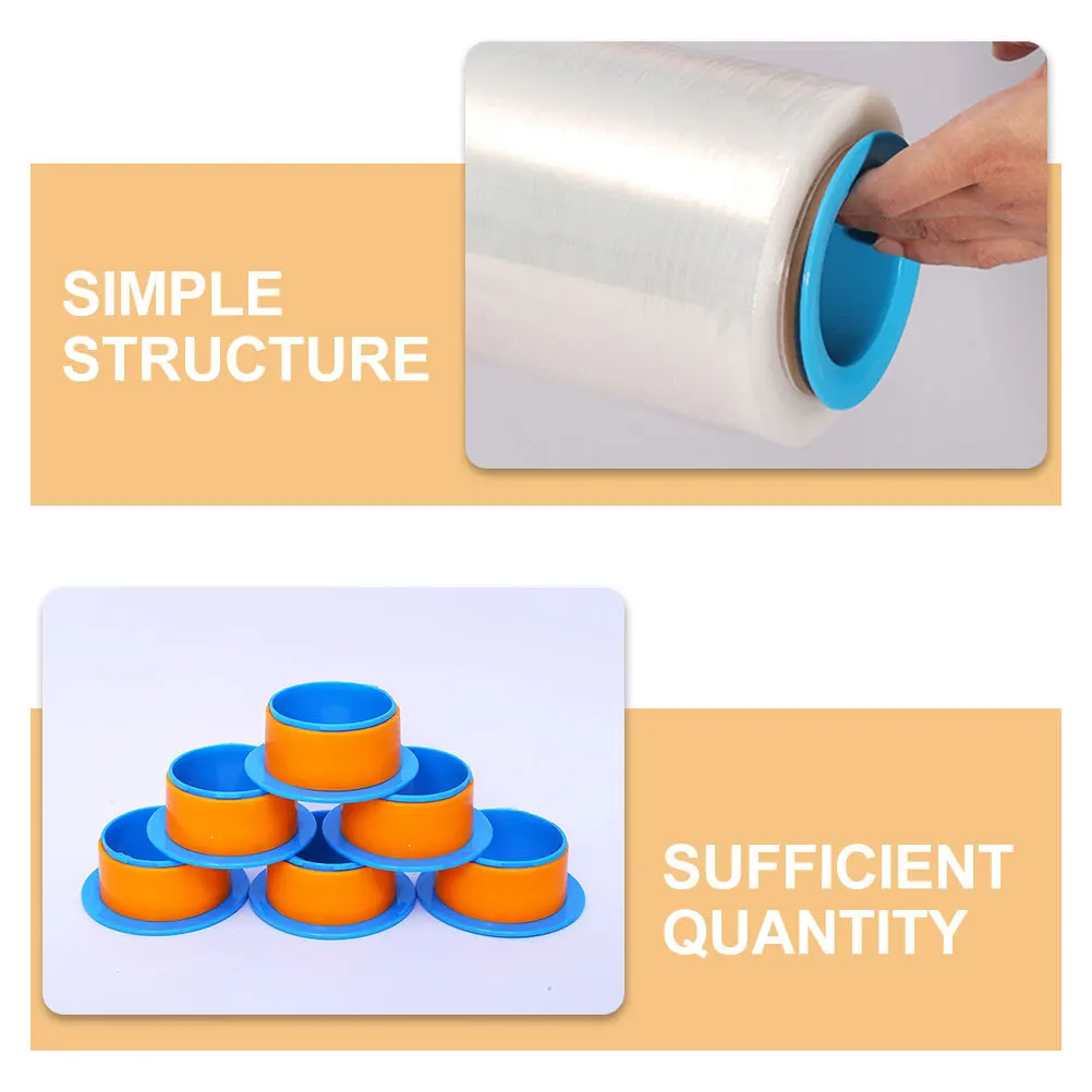 24Pcs Stretch Film Dispenser Versatile Applications Home Moving Pallet Packing Shipping Film Roll