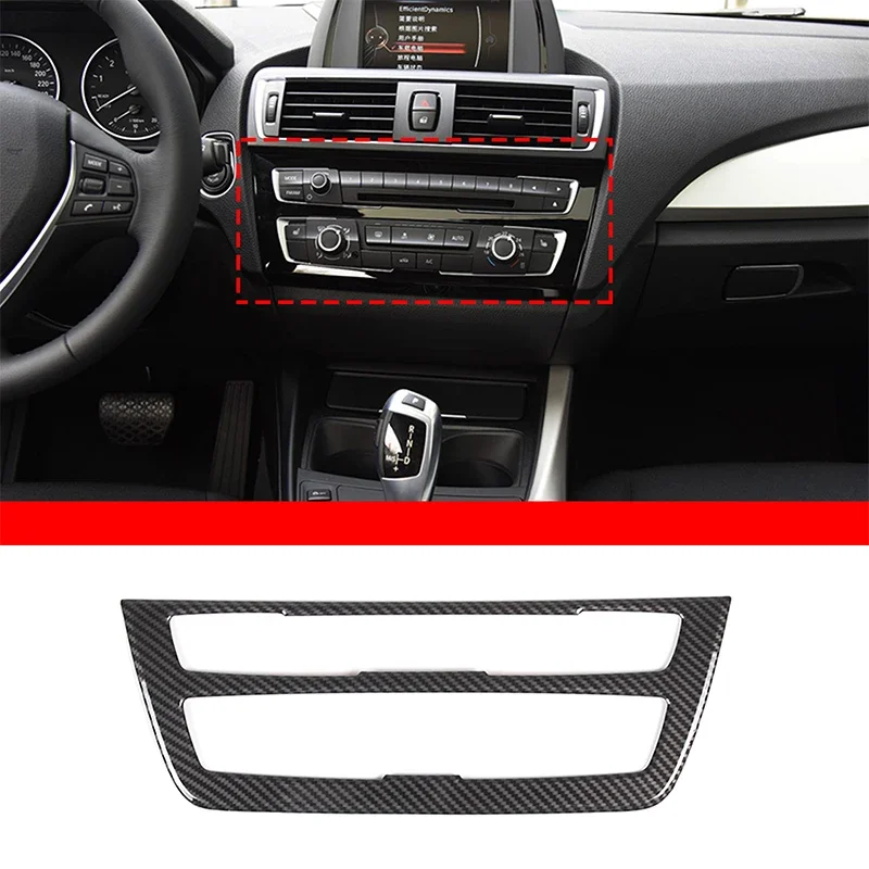 

For BMW 1 Series 2 Series 2017-2019 ABS Carbon Fiber Car Air Conditioning Mode Frame Cover Sticker Car Interior Accessories