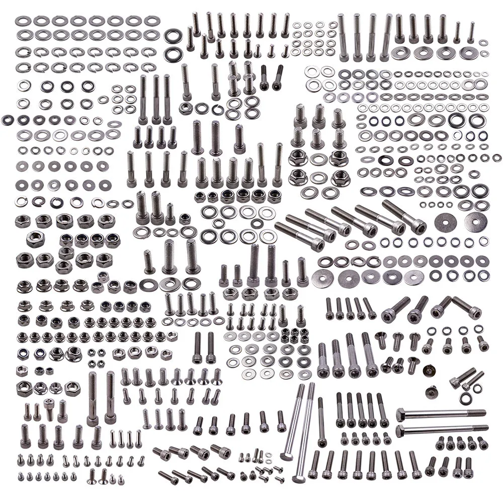 659PCS Stainless Steel ATV Bolt Screw Kit Set for Yamaha YFZ350 YFZ 350 Banshee