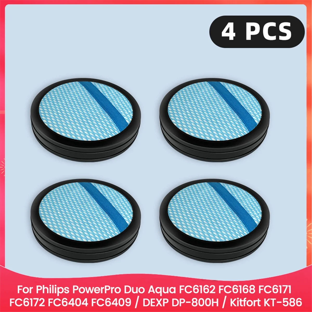 A20M Foam Filter for Duo Aqua FC6162 FC6168 FC6171 FC6172 FC6404 FC6409 / DEXP DP-800H / Kitfort KT-586