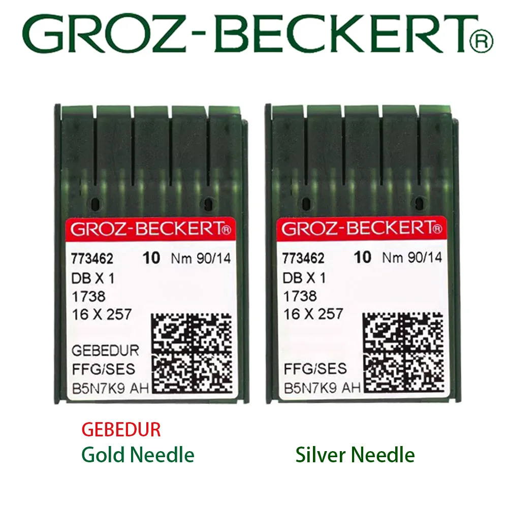 10PCS Sewing Machine Needles GROZ-BECKERT DBX1Heat Proof Titanium Needle For Computer LockStitcher Sewing Machine