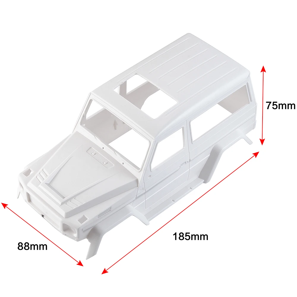 TRINOOD 182 مللي متر/185 مللي متر RC جسم السيارة شل عدة ل 1/18 RC الزاحف سيارة لتقوم بها بنفسك سيارة قذيفة ترقية أجزاء الملحقات