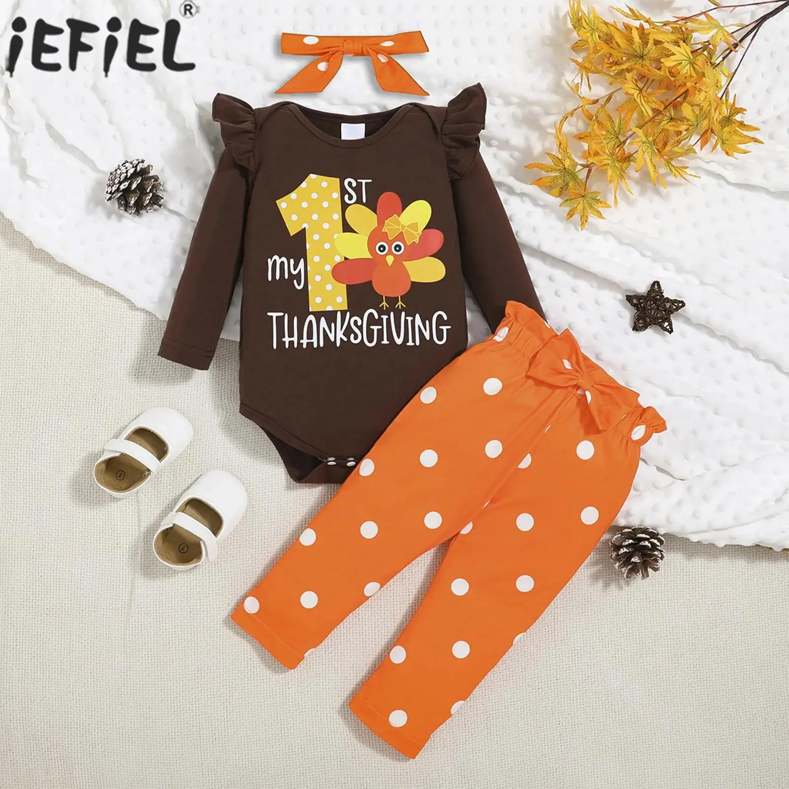 

Комбинезон для фотосессии на день рождения для маленьких девочек 0-18 месяцев, комбинезон с длинными рукавами и буквенным принтом, штаны с бантом, комплект с повязкой на голову