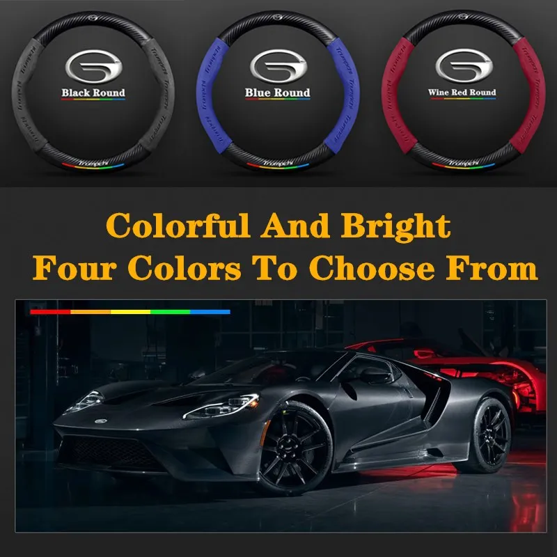 Soft Suede Car Steering Wheel Cover For Changan CS75 PLUS CS55 CS35 CS85 CS95 UNI-V UNI-T UNI-K Alsvin Hunter Anti-slip Breathab