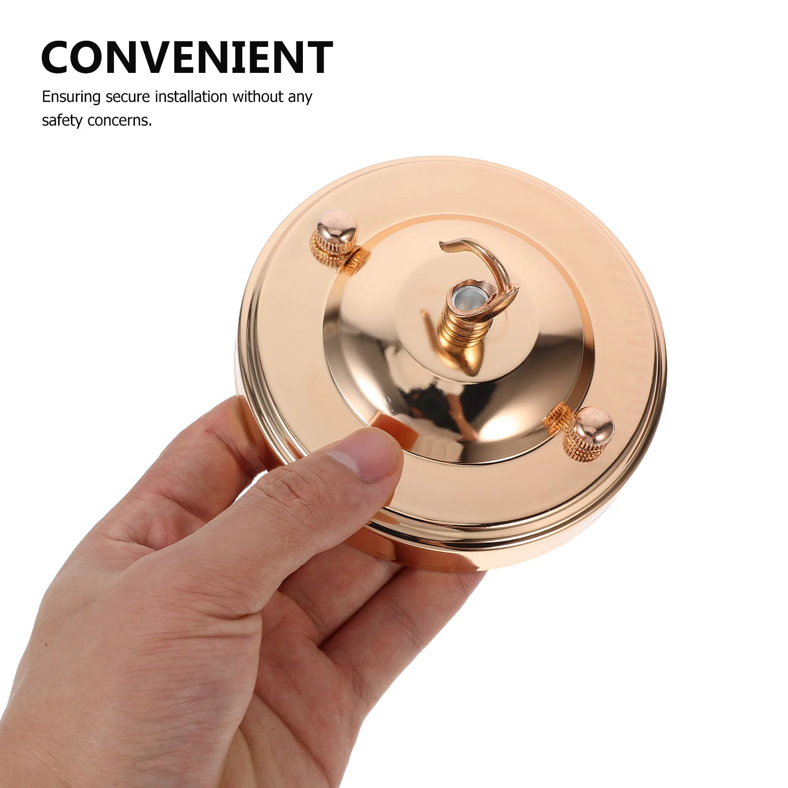 

Chandelier Hook Ceiling Hanging Light Cover Iron Holder Parts Installation Plate