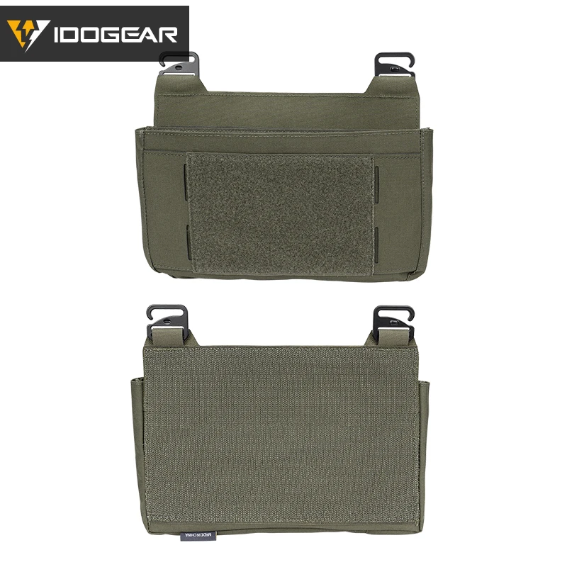 IDOGEAR Tactical DOPE Front Flap Pouch w/ Mag Pouch Kangaroo Pocket Full Set MC