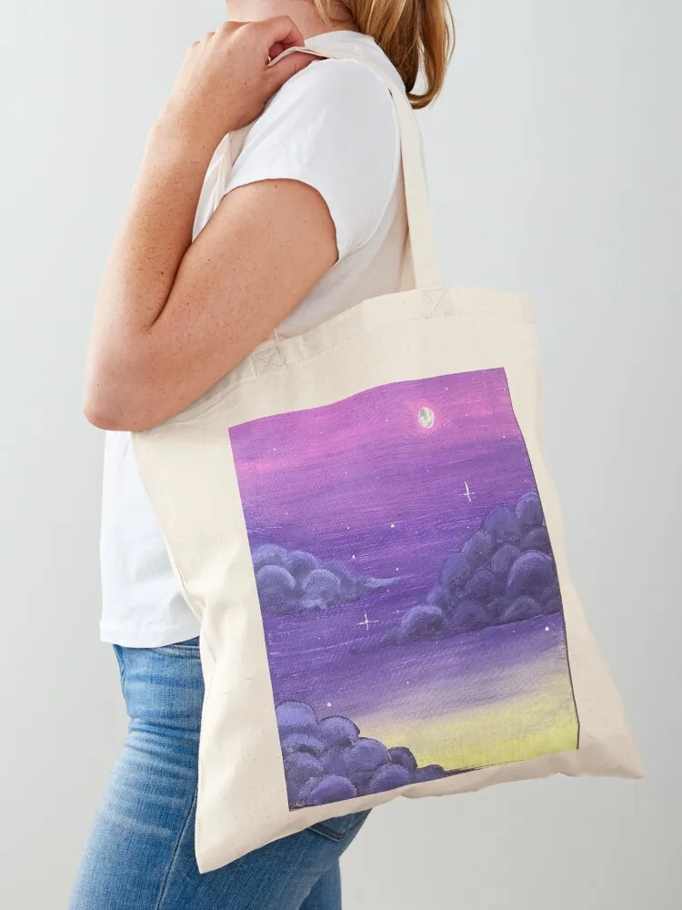 

Clear sky with a chance of clouds Tote Bag eco bag folding Canvas bag ecological bags Shopping bags