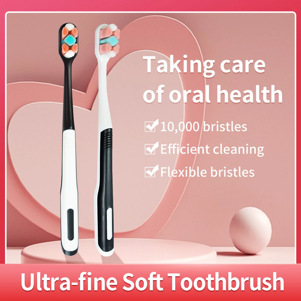 2022 NEW Oral Hygiene Care Ultra-fine Soft Hair Eco Friendly Portable Travel Tooth Brush Fiber Nano With Box Support Dropshop