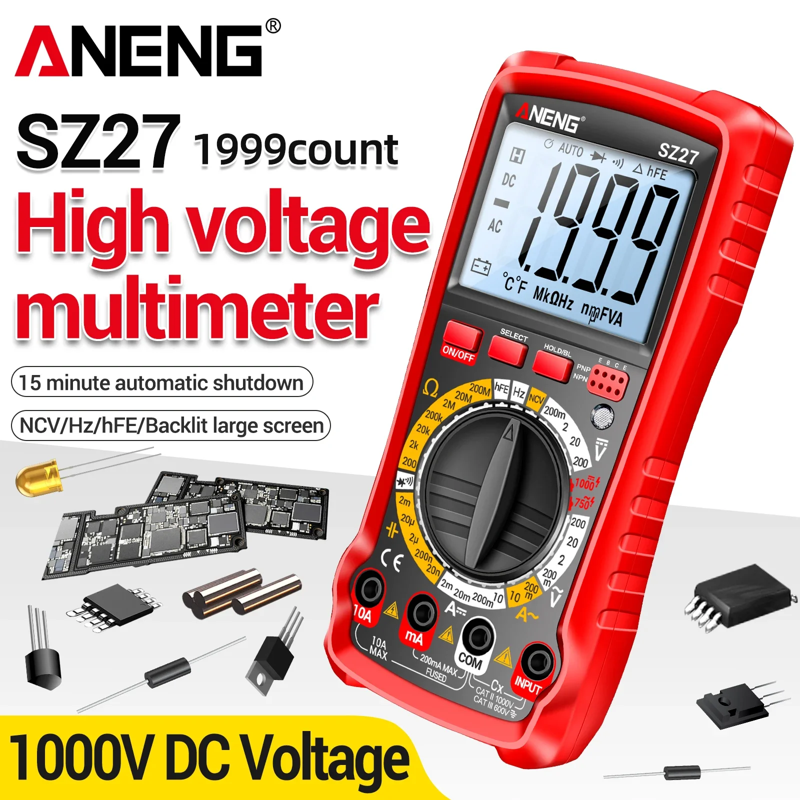 aneng-sz27-digital-multimeter-1999-counts-ncv-detector-1000v-dc-750v-ac-10a-backlight-data-hold-electric-maintenance-test-tool