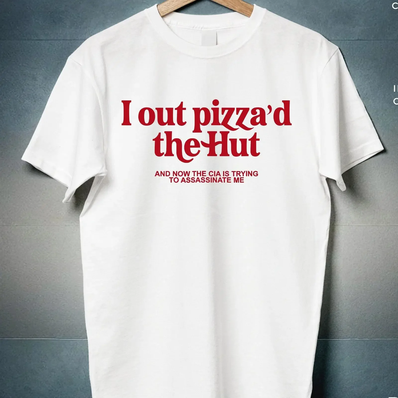 I Out Pizza'd The Hut Funny Meme T Shirt Adult Humor Inappropriate Parody Gag GifT vintage Washed Soft designer clothes