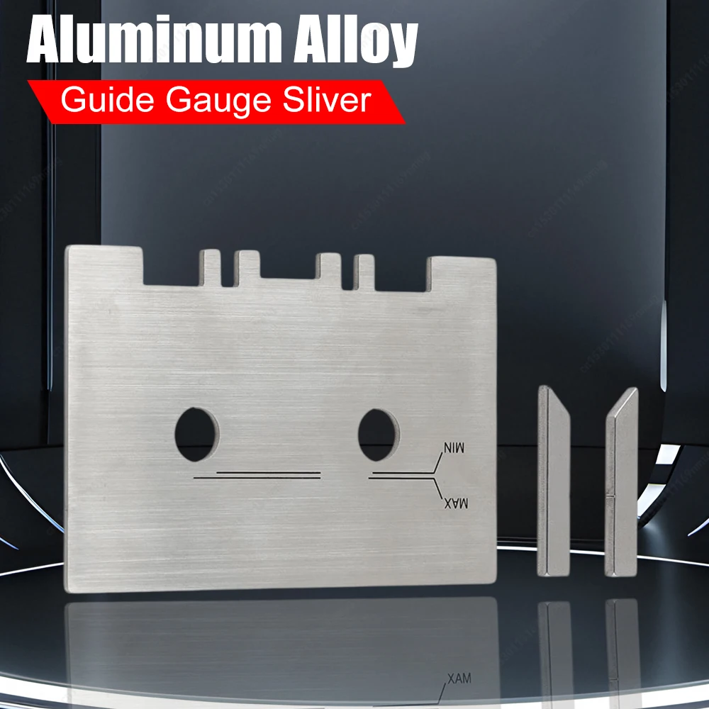 

Head Guide Gauge Mechanical Alignment High Accuracy Guide Gauge Kit with 2pcs Check Bar Aluminum Alloy Easy To Install Sliver