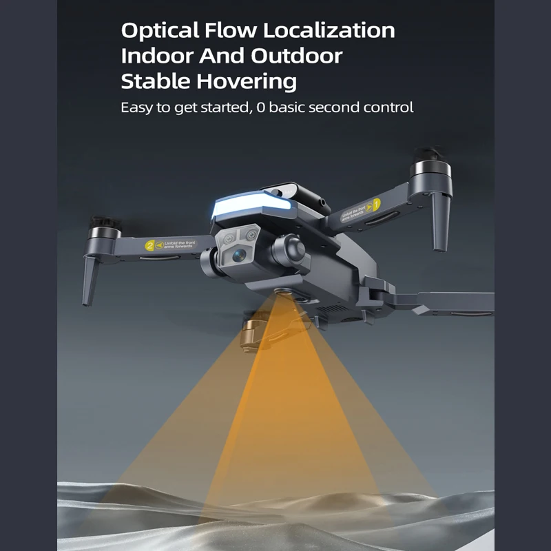 A15 Drone Silnik bezszczotkowy Trzy kamery Składany quadcopter Stały punkt Hovering 360-stopniowy laserowy dron do unikania przeszkód Prezent