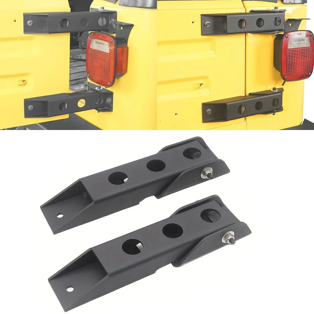 

For Wrangler Tailgate Hinges Set Upgraded Heavy-Duty Steel Rear Door Hinges 1997-2006 For Jeep Wrangler TJ Replacement