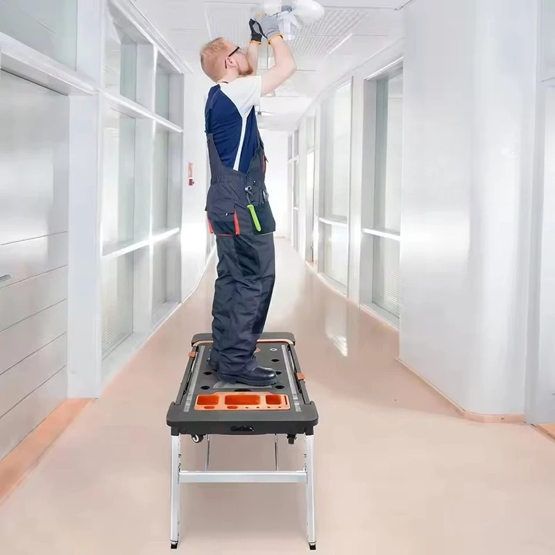 

Многофункциональный рабочий стол 7 в 1: портативная складная тележка-столик на колесах для кемпинга и пляжа