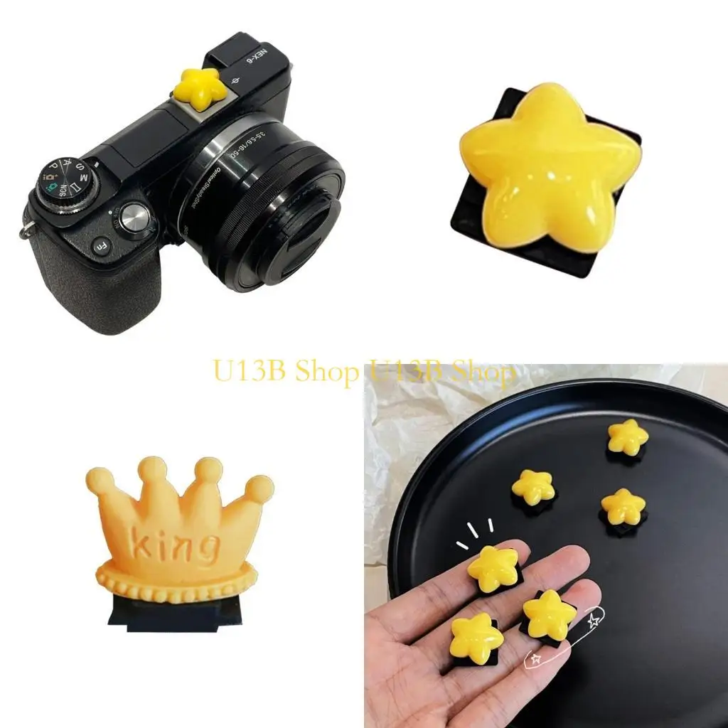U13B 카메라 플래시 핫 슈즈 커버 거의 모든 DSLR SLR 용 더스트 스프루 루프 프로텍터 캡