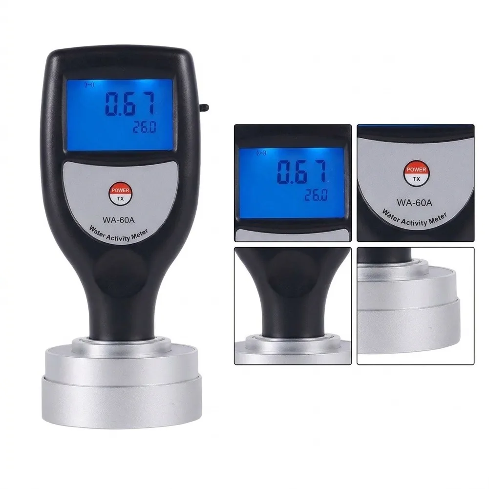 Practical New WA-60A Portable Food Moisture Test Analyzer Handheld Food Detector Wide Measuring Range For Food Quality Testing