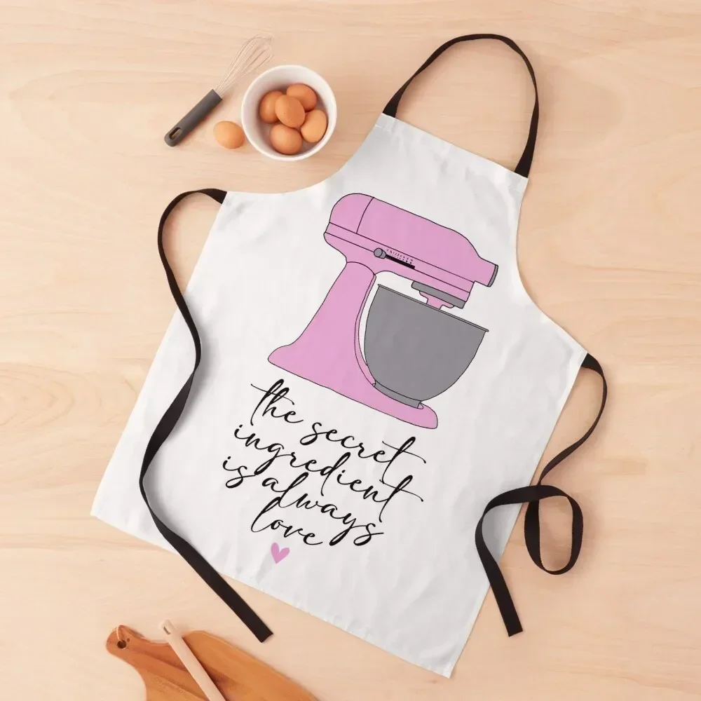 The secret ingredient is always love ? ? Apron Kitchen Apras For Women For Nail Stylist Kitchen accessories Apron