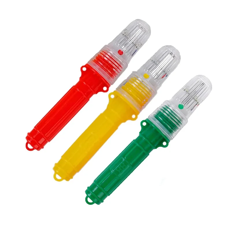 ABKP- Segnali di emergenza Flares a LED marini 3 pezzi Flares per barche, Kit di sicurezza per barche impermeabili per barche da pesca, boe
