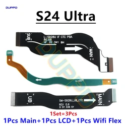 For Samsung Galaxy S24 Ultra S24U SM-S928U S928B WIFI Signal & Main Board Motherboard Connection LCD Flex Cable Replacement