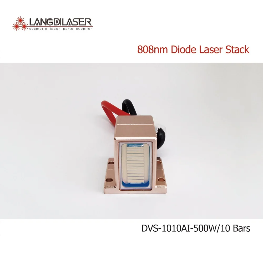 DVS-1010AI 808nm Laser Stack / Output Power : 500W / Installation 10 Bars / Each Bar 50W / Guarantee 10 Millions Times Shooting