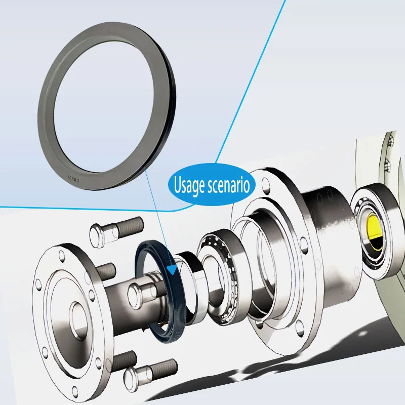 

High Quality Wheel Hub Oil Seal Leak Proof Design ISO 148x170x14mm Mechanical Maintenance Oil Seal OEM: 12018740B