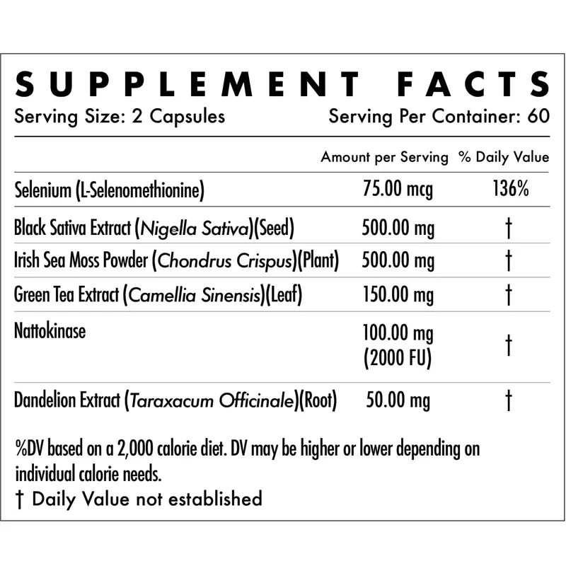 Supplément de formule de soutien aux pointes |   60 gélules |   Rehausseur immunitaire naturel à l'extrait de plantes |   Pure, Non OGM, Sans Gluten