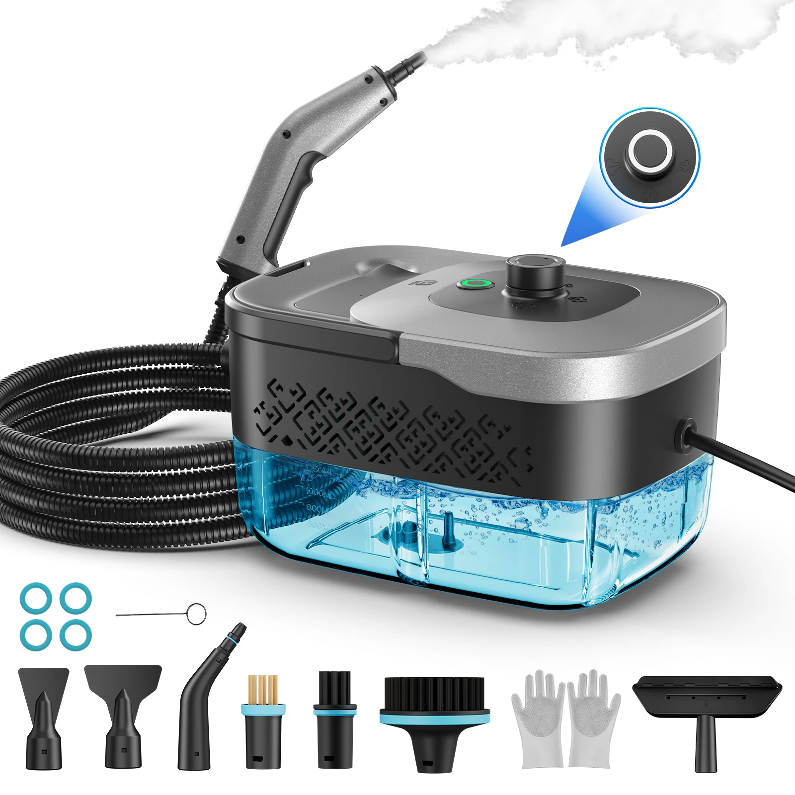 Home Bathroom Cleaning Kit - Pembersih Uap Suhu Tinggi, Mesin Pembersih