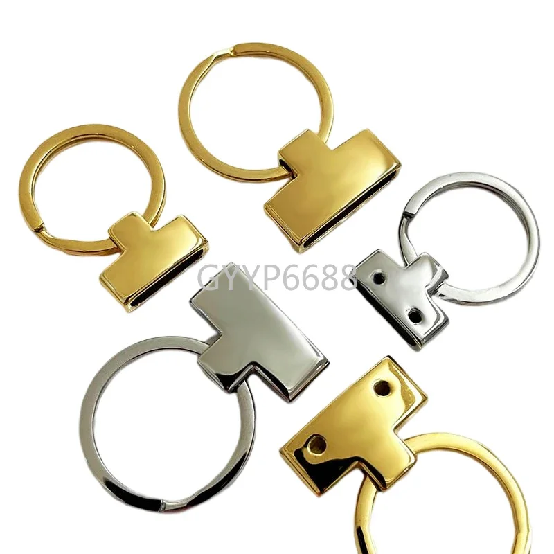 2-10-50PCS Gold,Silver Metal O Ring Buckle Key Hooks For Bags Belt Strap Holder Stopper Buckles Keychain Screw Clasp Accessories