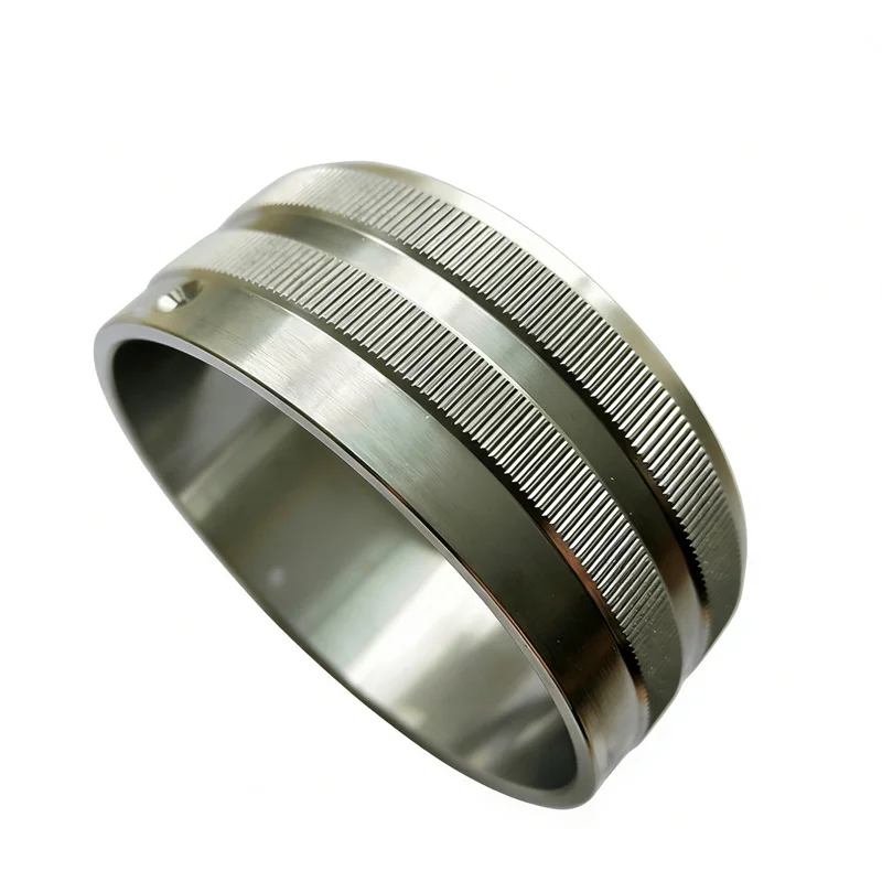 

CNC Machining Aluminum Turning Knurling Rings Custom CNC Stainless Steel Brass Parts