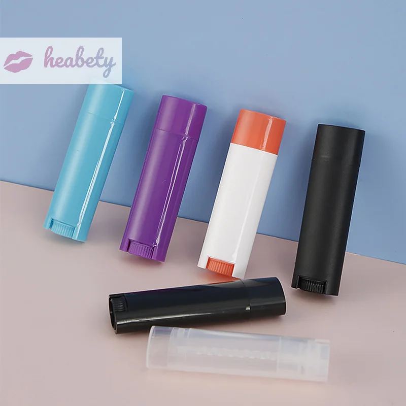 

1Pcs Empty Refillable Bottle 4.5g Plastic DIY Lipstick Lip Balm Tubes Portable Cosmetic Deodorant Containers For Travel