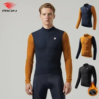Chaquetas de ciclismo RION, abrigos para hombre, cortavientos térmico de lana para invierno, ropa impermeable para bicicleta de montaña, chaqueta para montar en motocicleta