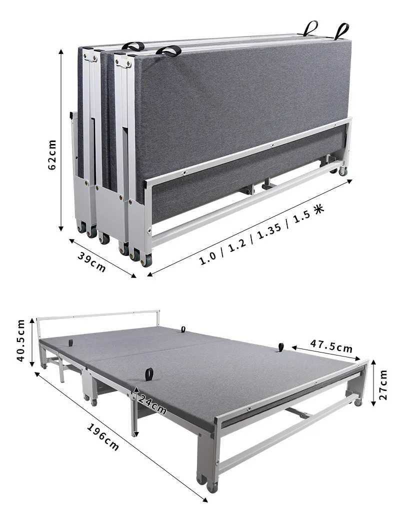 Multifunctional study hidden folding lunch break bed office cabinet pull-out telescopic invisible bed wardrobe integrated