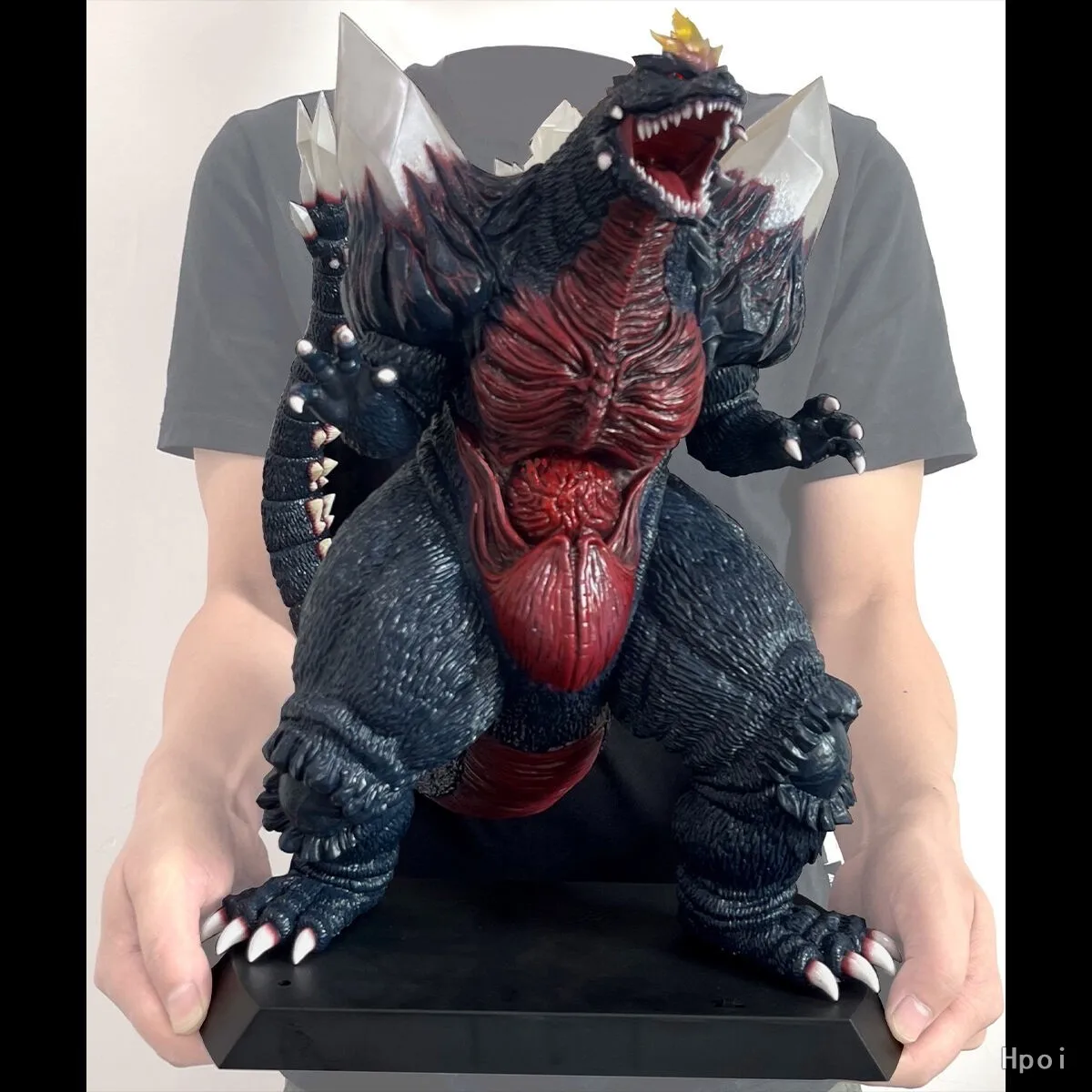 Original MegaHouse UA Monsters Godzilla Vs SpaceGodzilla 36cm Luminous Model Toy Gift Ornament Collection Figure