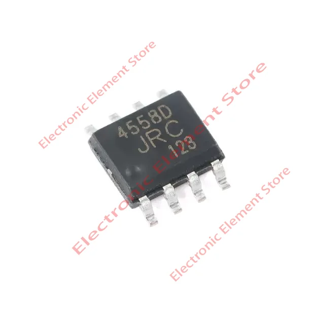 10PCS JRC4558D Operational Amplifier SOP-8 4558D