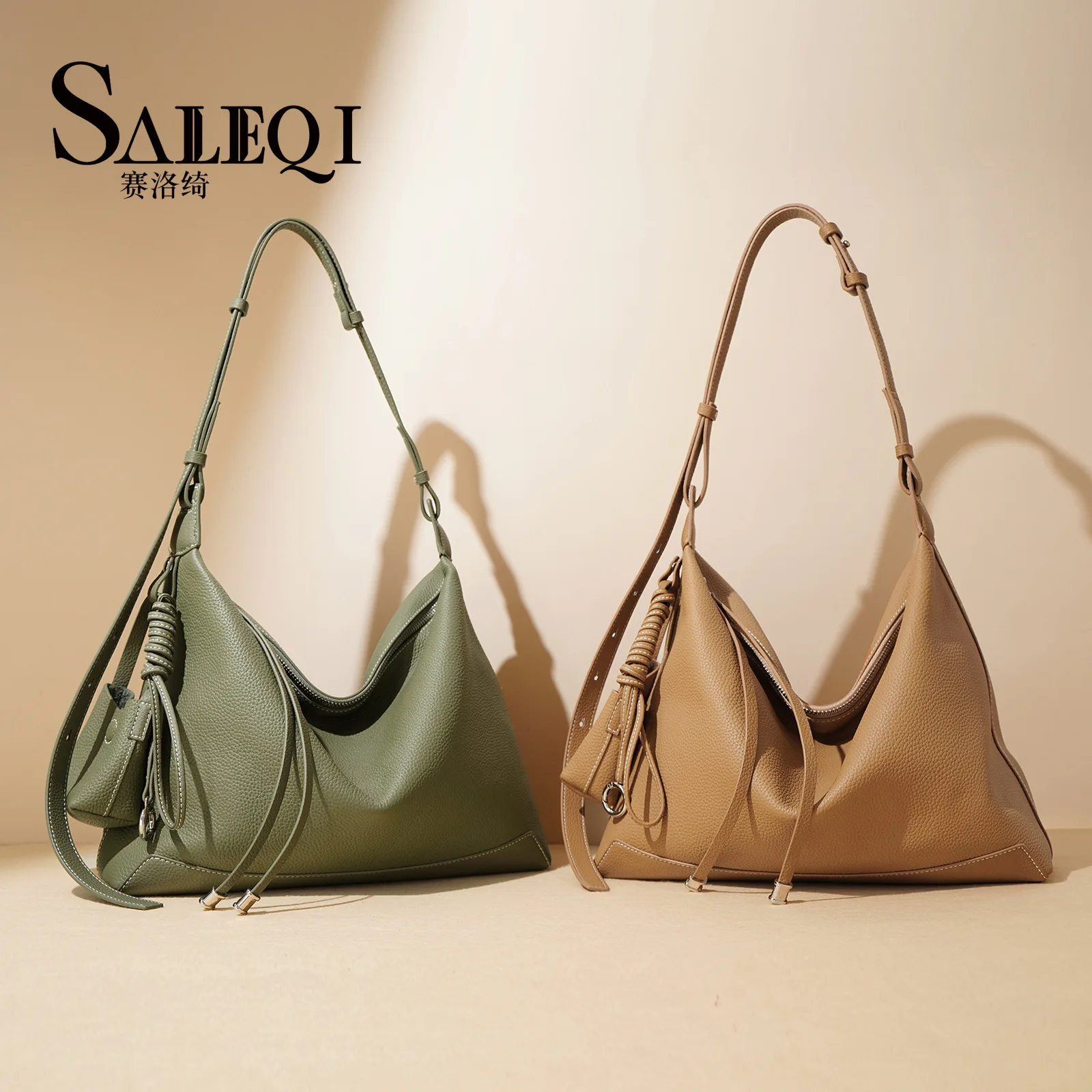 

Genuine Grade Cow Leather Women Shoulder Crossbody Bags Luxury Designer Brand Soft Cowhide Ladies Large Tote Female Underarm Bag