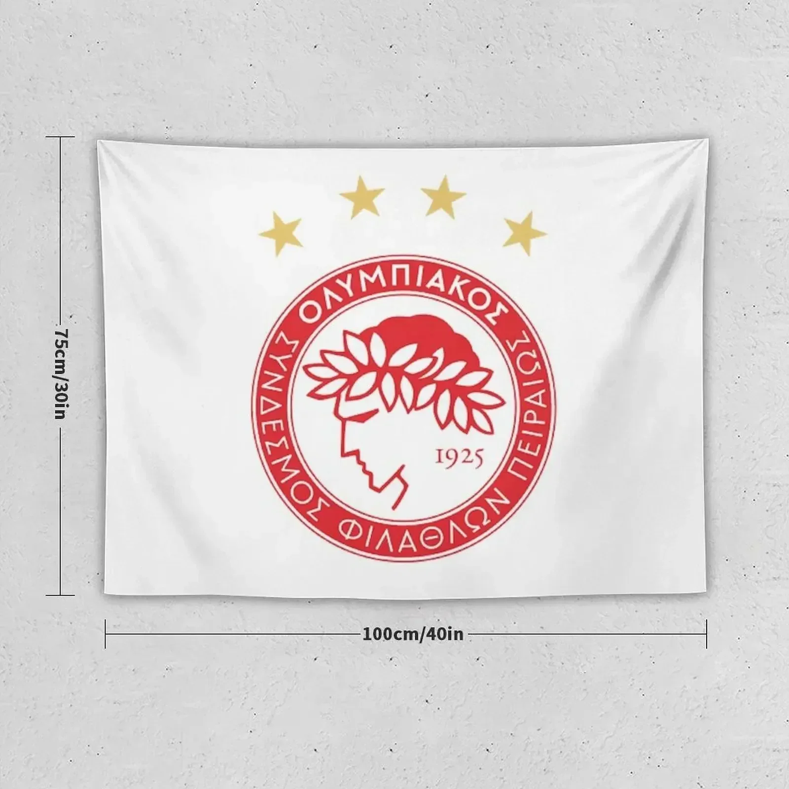 Olympiacos Tapestry Wall Decoration Items Wall Decoration Room Decorating Aesthetic Anime Decor Tapestry