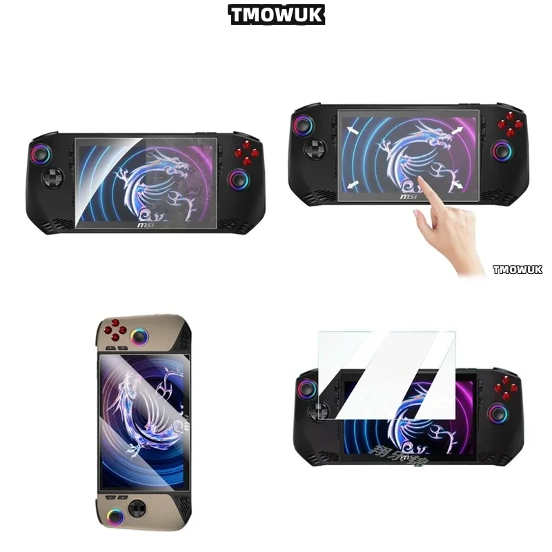 

For MSI Claw A1M 7" HD Anti-Scratch Protector - Oleophobic Coating, Edge-to-Edge, Handheld Accessory