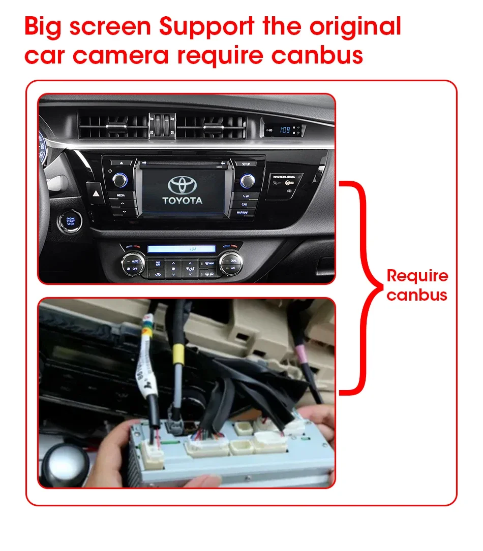 Radio con GPS para coche, reproductor Multimedia con Android 12, 2 Din, vídeo, MP5, estéreo, Carplay, unidad principal, para Toyota Corolla Ralink