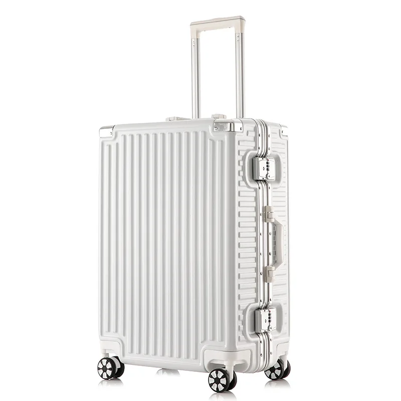 

18/20/24/26 inch Travel Suitcase Men Carry-On Luggage Women PC Aluminum Frame Trolley Case TSA Password Lock Boarding Box