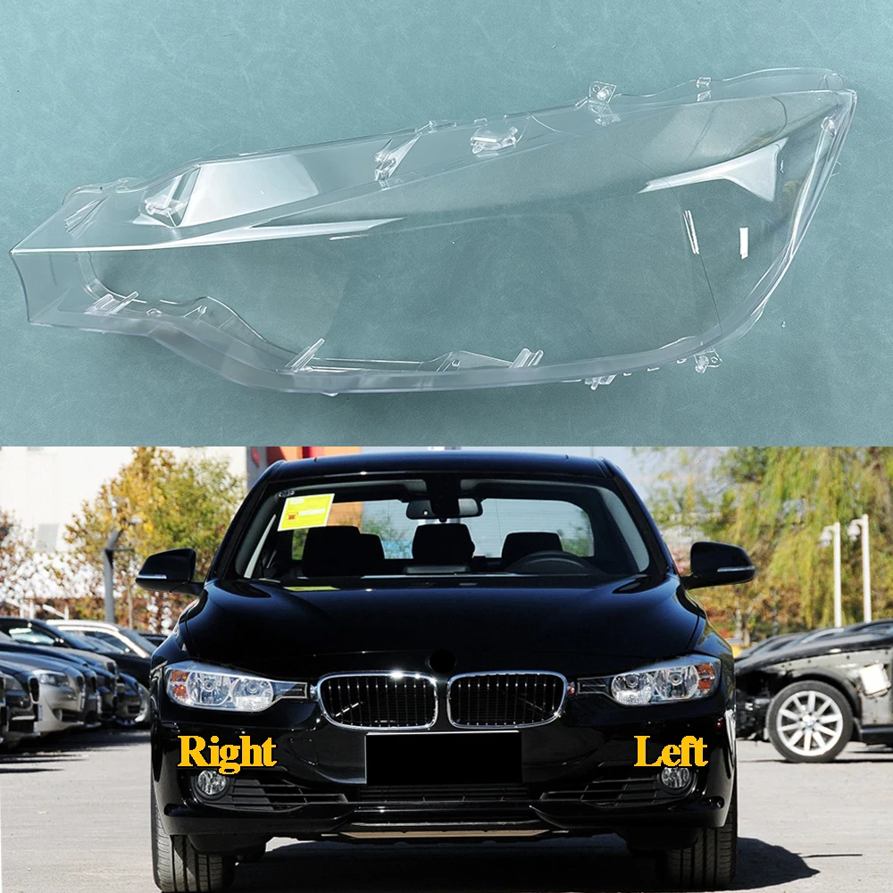 

For BMW 3 Series F30 F35 320i 328i 316i 335i 2013 2014 2015 Headlamp Cover Transparent Lampshade Headlight Shell Lens Plexiglass