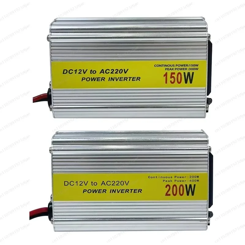Modified Sine Wave 200W/150W Power Inverter 12V to 220V, with USB Port and Fan for Heat Dissipation, port Converter