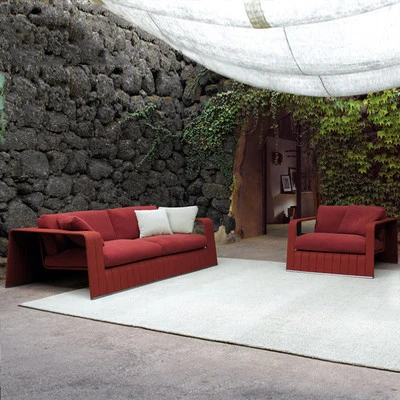 

Modern Outdoor Sofa Patio Balcony Outdoor Sun protection Waterproof Garden Leisure Rattan Sofa Combination
